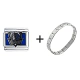 Nba Dallas Mavericks Basketball Licensed Italian Charm Bracelet