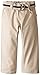 Eddie Bauer Boys' Flat Front Belted Twill Pant
