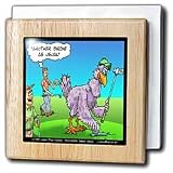 Golfing With Birds - 6 Inch Tile Napkin Holder