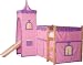 Cottage Futon 80957250216CAST Jr. Loft Tent Bed - White Finish - Castle Tent