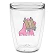 Bat Mitzvah Talit 16 oz Insulated Beverage Tumbler, Clear