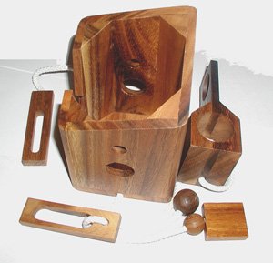 Creative Crafthouse Wood Brain Teaser Puzzles