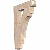 UPC 889274091040 product image for Ekena Millwork BKT06X32X44MRC04SDF Merced Craftsman Smooth Bracket, 5.5