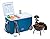 Rubbermaid FG2C0902MODBL Extreme 5-Day Wheeled Ice Chest/Cooler, 75-Quart, Blue