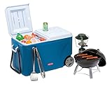 Rubbermaid Extreme 5-Day Wheeled Ice Chest Rolling Cooler, 75-Quart, Blue, FG2C0902MODBL - Best Reviews Guide
