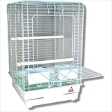 Blue Ribbon Heavy Gauge Tall Bird Cage, 14-Inch by 16-Inch by 22-Inch, White/Granite Blue Ribbon Heavy Gauge Tall Bird Cage, 14-Inch by 16-Inch by 22-Inch, White/Granite