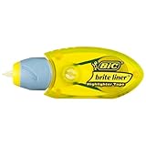 Bic ブライトライナーテープ BLGTFYLW 蛍光イエロー Bic ブライトライナーテープ BLGTFYLW 蛍光イエロー