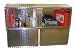 Aluminum overhead Storage Shop Diamond Plate Cabinet Enclosed Cargo Trailer 48