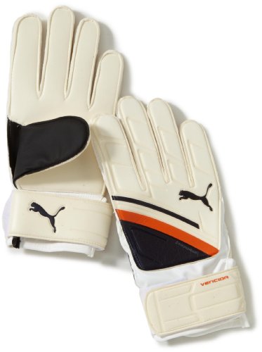 PUMA Torwarthandschuh Vencida, white-dark navy-team orange, 7.5, 040711 10
