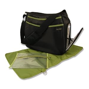 Trend Lab Ultimate Diaper Bag Black/Avocado