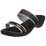 crocs Women's Madeira Sandal,Black/Black,10 M US