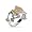 Eve's Addiction Designer Inspired Canary CZ Sparkling Frog Cocktail Ring, 6