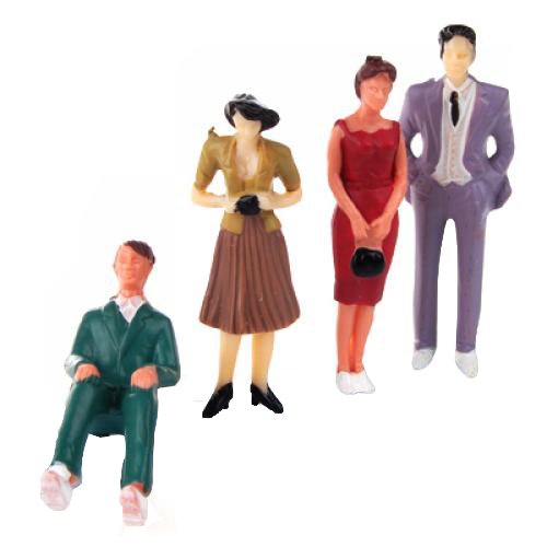 4pcs-Painted-Model-Train-People-Figures-Scale-130