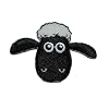Shaun das Schaf 5,4 cm * 3,8 cm B�GELBILD AUFN�HER APPLIKATION Kopf Herde Lamm Sch�fer Tier Tiere Bauernhof Patch