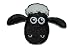 Produkt-Bild: Shaun das Schaf 5,4 cm * 3,8 cm B&Uuml;GELBILD AUFN&Auml;HER APPLIKATION Kopf Herde Lamm Sch&auml;fer Tier Tiere Bauernhof Patch
