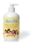 Nature's Baby Organics Shampoo & Body Wash, Vanilla Tangerine, 16-Ounce Bottles (Pack of 2)