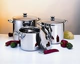 Cookwell 6 Piece Surgical Stainless Steel Stockpot