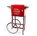 Paramount 6oz Popcorn Maker Machine & Cart - New Upgraded Feature-Rich 6 oz Hot Oil Popper [Color: Red]