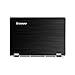 Black Brushed Aluminum skin decal wrap skin Case for Lenovo Yoga 700 11 11.6