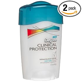 Degree Clinical Protection, Male Cool Rush, 1.7-Ounces (Pack of 2)