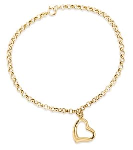 IBB - 1.24.6571 - Bracelet Femme - Coeur - Or jaune (9 Cts) 0.65 Gr