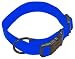 Hamilton "Fits All" 5/8" Adjustable Nylon Dog Collar, Blue, Small (12-18 in)