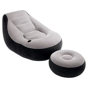 Intex Inflatable 1 Person Chair + Ottoman