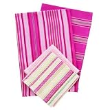Monaco Kitchen Towels Set of 4 - Peony