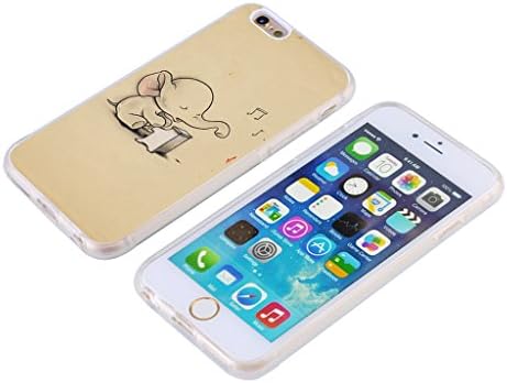 6S Plus Case,Apple Iphone 6 Plus Case Funny Little Elephant Animal