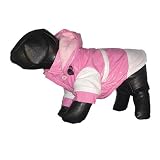 Petlf 2 Tone Rainct Pnk/Wh Xs