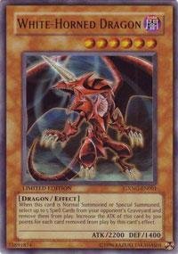Yu-Gi-Oh! - White-Horned Dragon - GX Next Generation - #GXNG-EN001 - Promo Edition - Ultra Rare