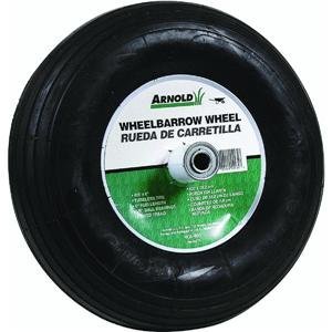 Arnold WB-466 400 x 6-Inch - 2 Ply Replacement Wheelbarrow Wheel With Ribbed Tread