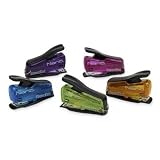 Mini Nano Stapler,Staples 12 Sheets,50 Capacity,Assorted - STAPLER,PAPERPRO,MINI NANO(sold in packs of 3)