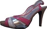 Produkt-Bild: Elegante Sandalette Laura Scott - Rosa Wei&szlig; Silber