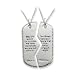 Sterling Silver Military Mizpah Sentimental Expressions Necklace
