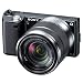 ソニー デジタル一眼α NEX-5 ズームレンズキット ブラック NEX-5K/B