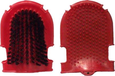 Scrub & Wash Mitt, Red 7