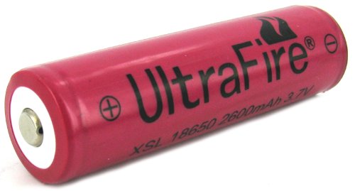 Ultrafire 18650 XSL 2600mah Protected Button Top Rechargeable Lithium Battery Li-Ion
