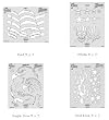 PATRIOTICA MINI SET Iwata Artool Airbrush Stencils