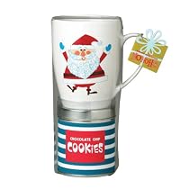 Kitchen Craft Boston Warehouse Ho Ho Ho Santa Mug & Cookie Gift Set