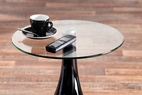 Design Beistelltisch LOUNGE TEAR schwarz - 4