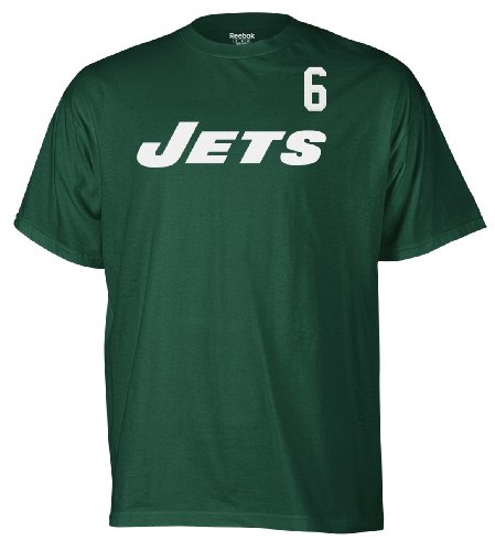 NFL Men's New York Jets Mark Sanchez Game Gear Player Tee (Hunter, Large)