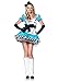 Leg Avenue Women's 2 Piece Charming Alice Costume