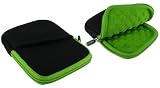 rooCASE Super Bubble Neoprene (Neon Green / Black) Sleeve Case for Garmin nüvi 40 40LM 465LMT 465T 4.3-InchPortable GPS Navigator