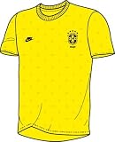 Nike - Nike Brasil Short Sleeve Tee - Tour Yellow/Black Forest