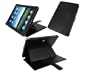 rooCASE Convertible Premium Leather (Black) Case Cover with 24 Angle Adjustable Stand for Apple iPad 2 / iPad 3 (Built-in Magnet Sleep and Awake Function)