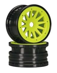 Toy: MAXIMIZER PRODUCTS 1726 12-Spoke Comp Beadlock Zero Offset Yellow 17mm (2) MAXC1726 - MAXIMIZER PRODUCTS