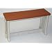 Leisure Accents Patio Bench, Redwood/Beige, 36 Inches Long by 20 Inches High
