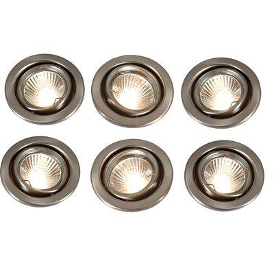 Naeve Leuchten Einbauspot 6-er Set. Ausschnitt 8 cm 427950