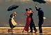 Jack Vettriano: 47"W by 35"H : The Singing Butler CANVAS Edge #4: 1 1/4" image wrap